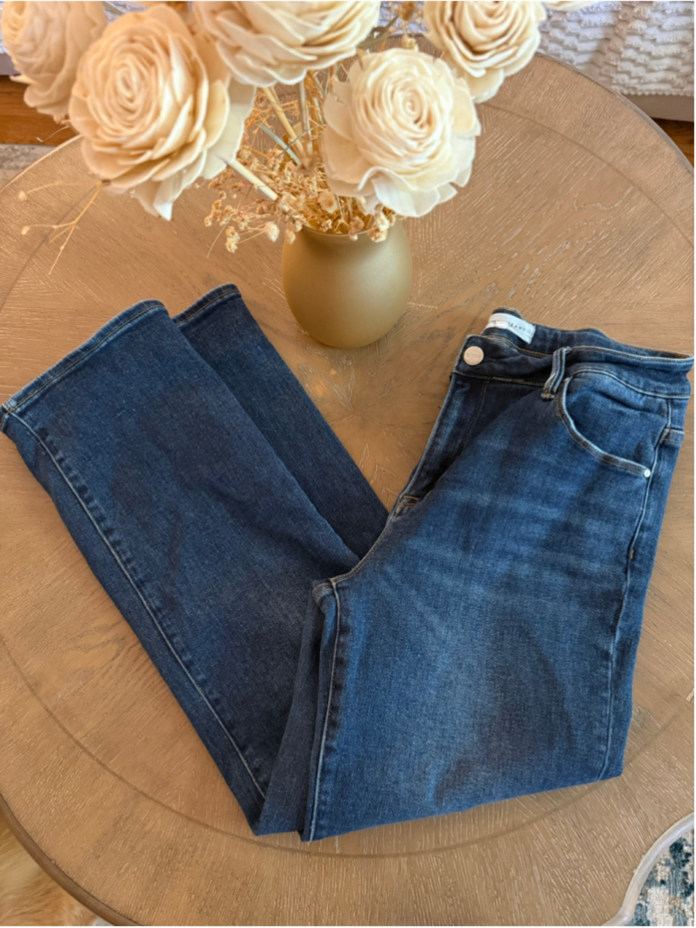 Classic Women's Skinny Jeans - Dark Blue